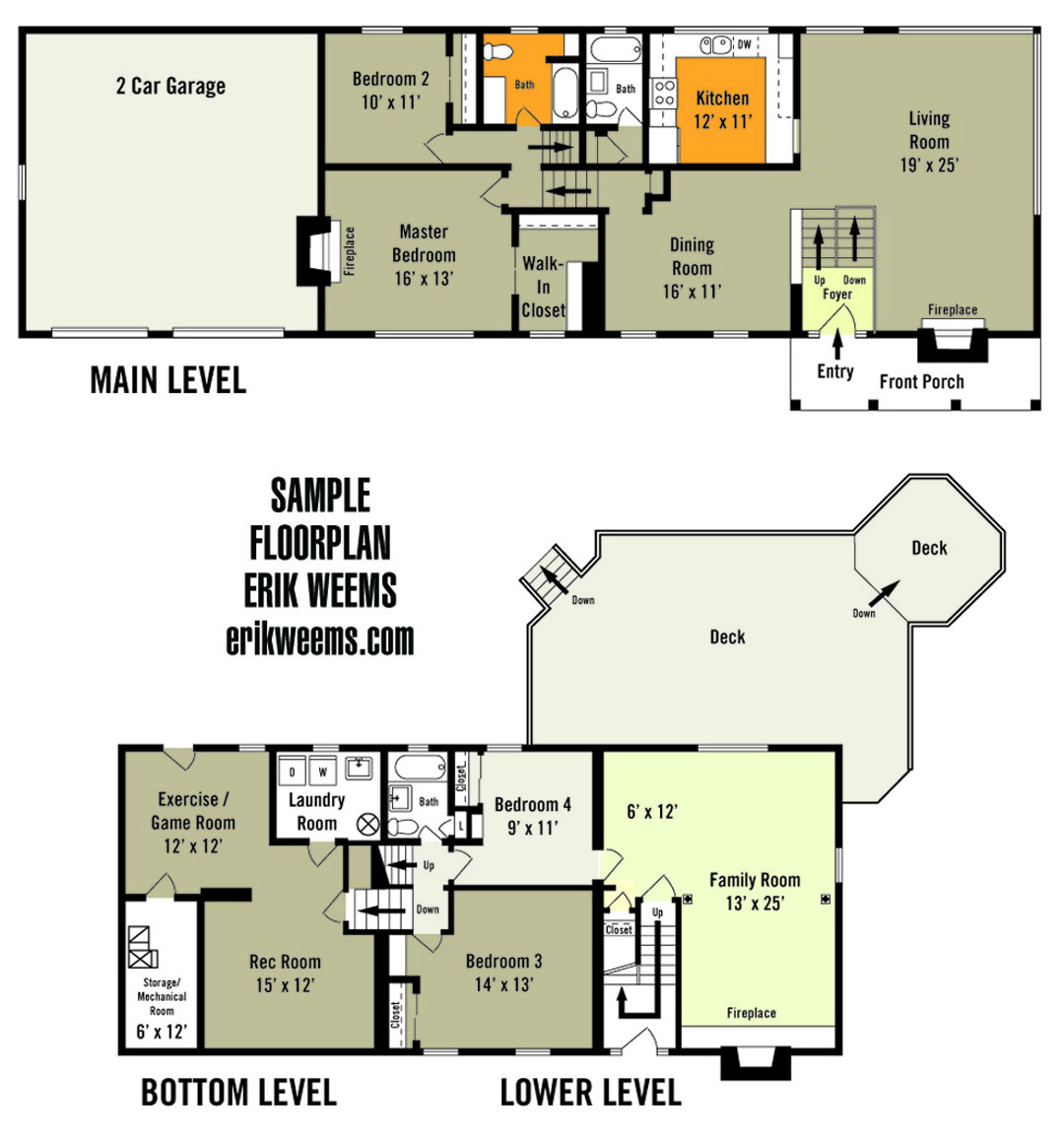 Example Floorplan Artwork Erik Weems